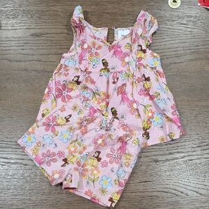 Disney Pink Character Print Outfit